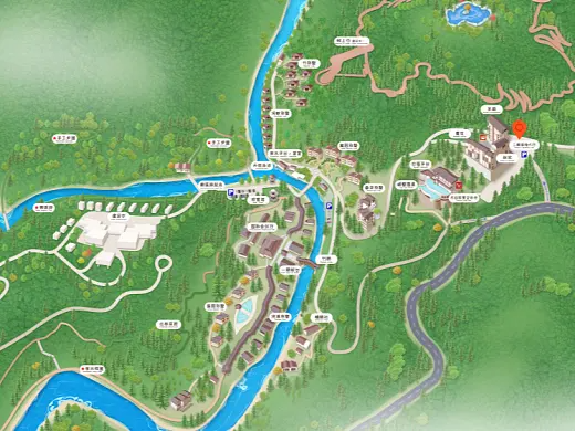 平乡结合景区手绘地图智慧导览和720全景技术，可以让景区更加“动”起来，为游客提供更加身临其境的导览体验。